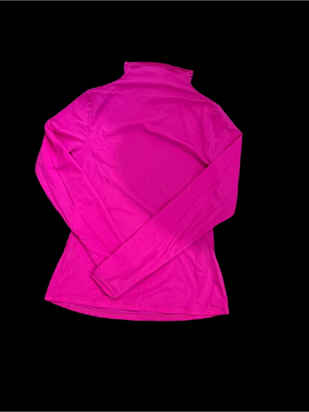SKIMS Fits Everybody Pink Long Sleeve High Nevk Top - Picture 2 of 3